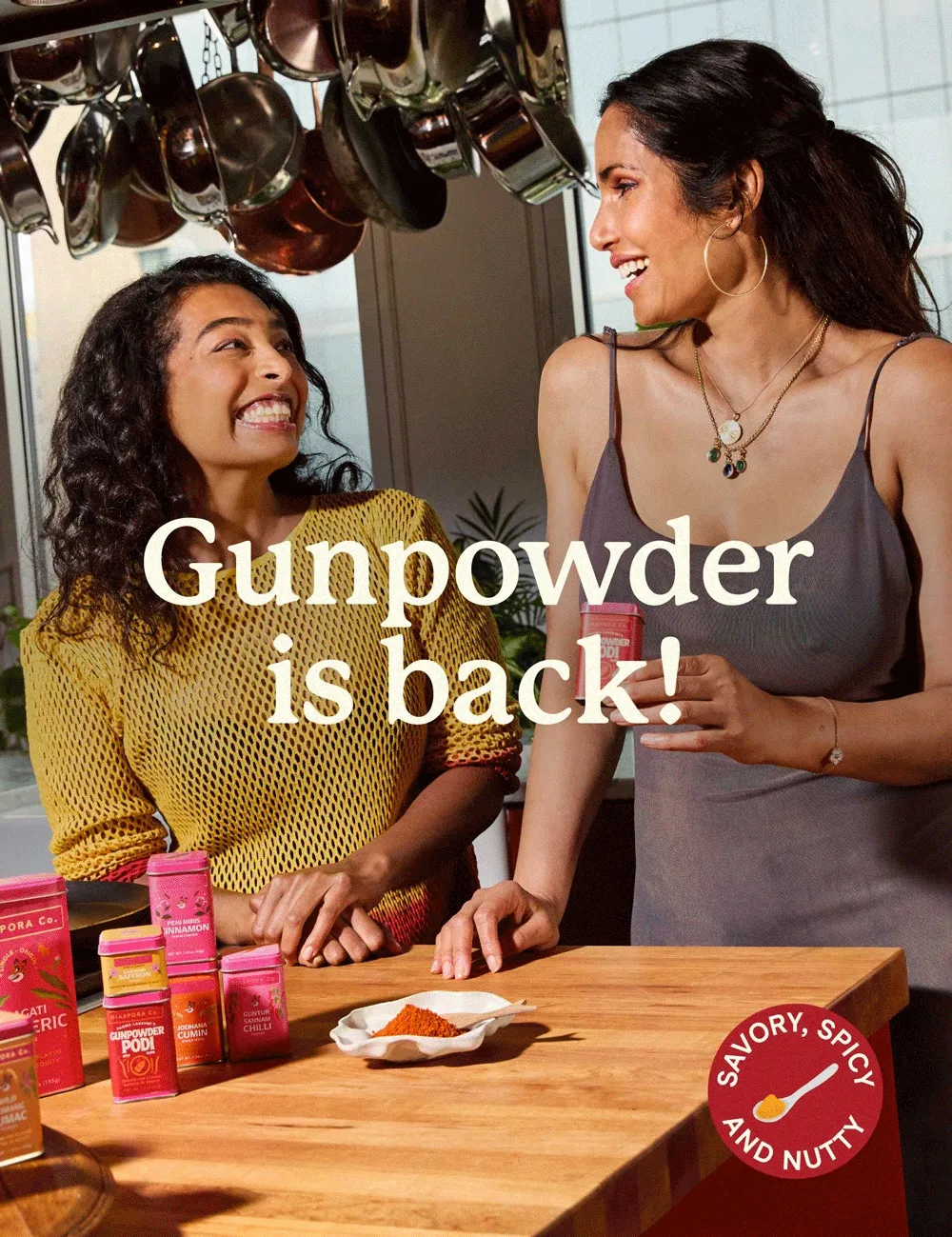 Gunpowder Is Back! Savory, spicy, and nutty