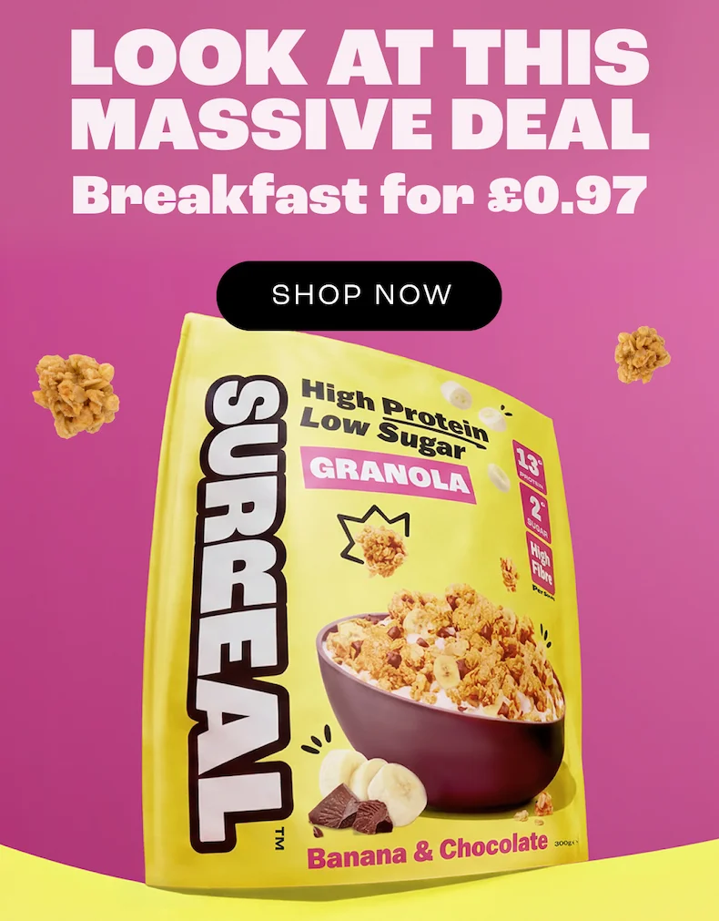 Look at this massive deal. Breakfast for £0.97