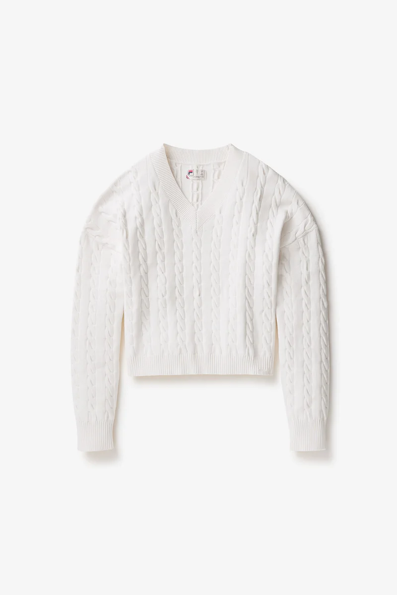 Baseline Chunky V-Neck Sweater
