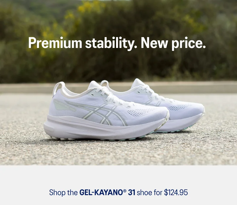 Shop the Gel-kayano 31 shoe for $124.95