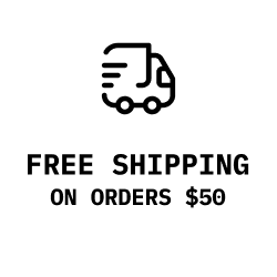 FREE SHIPPING ON ORDERS $50+