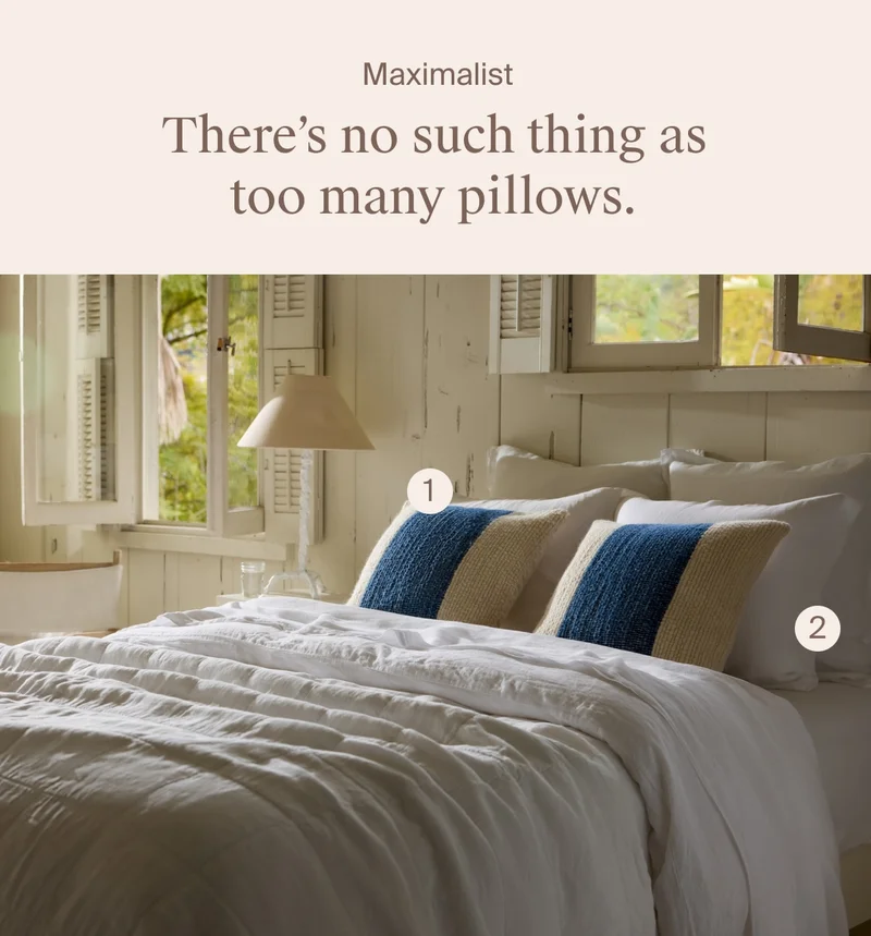 Decorative Pillows + Throws