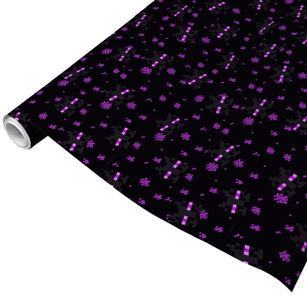 Image of Minecraft Enderman Gift Wrap
