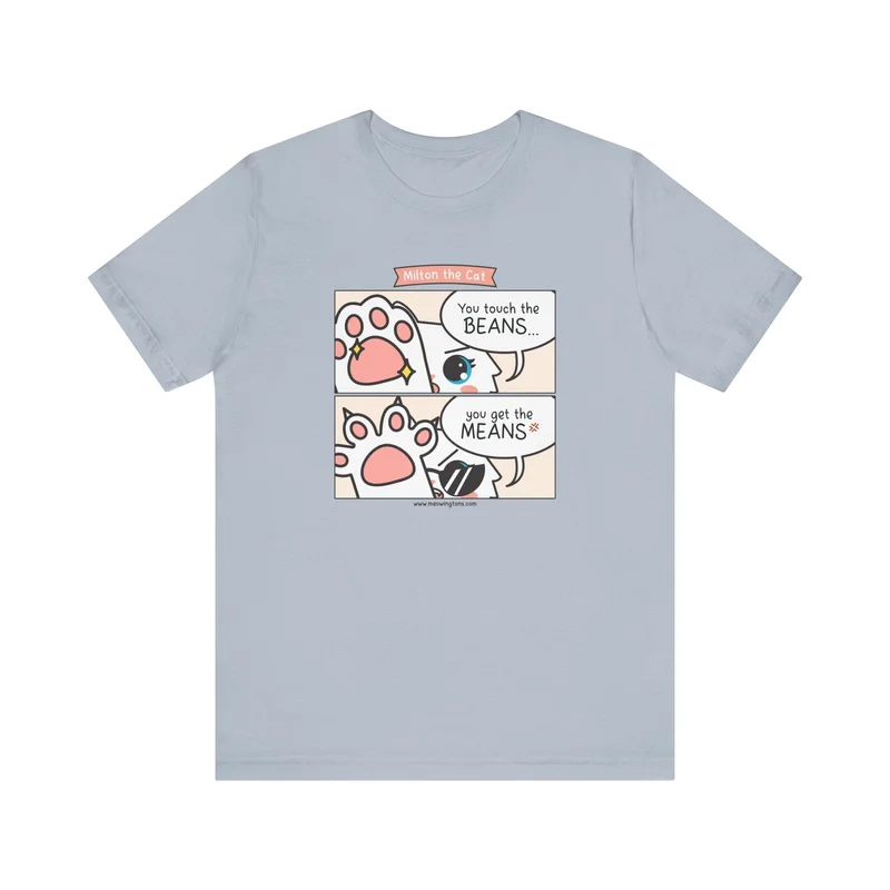 Image of Touch The Beans & Get The Means Comic T-Shirt
