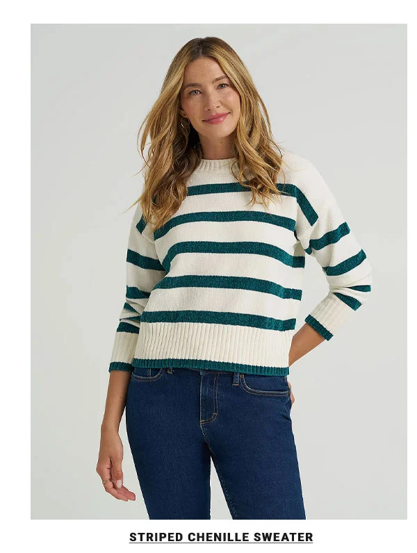 Striped Chenille Sweater