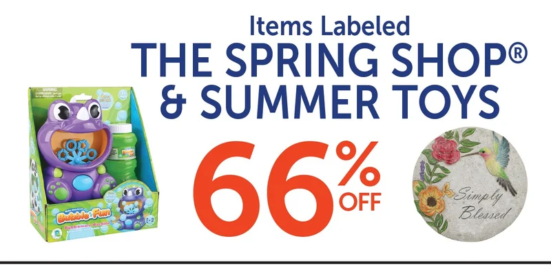 Spring Shop & Summer Toys