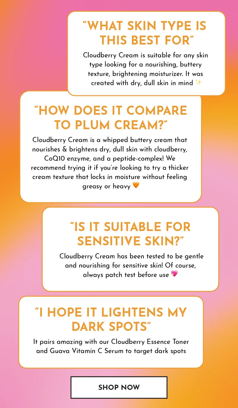 Cloudberry Bright Moisture Cream