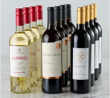Martha Stewart (12)750ml Btls Springtime Wine Selections with Recipes