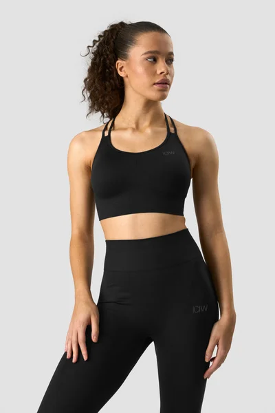 Image of Define Seamless Sports Bra Black/Black