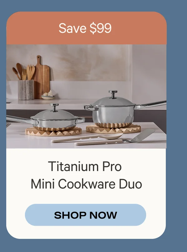 Titanium Pro Mini Cookware Duo