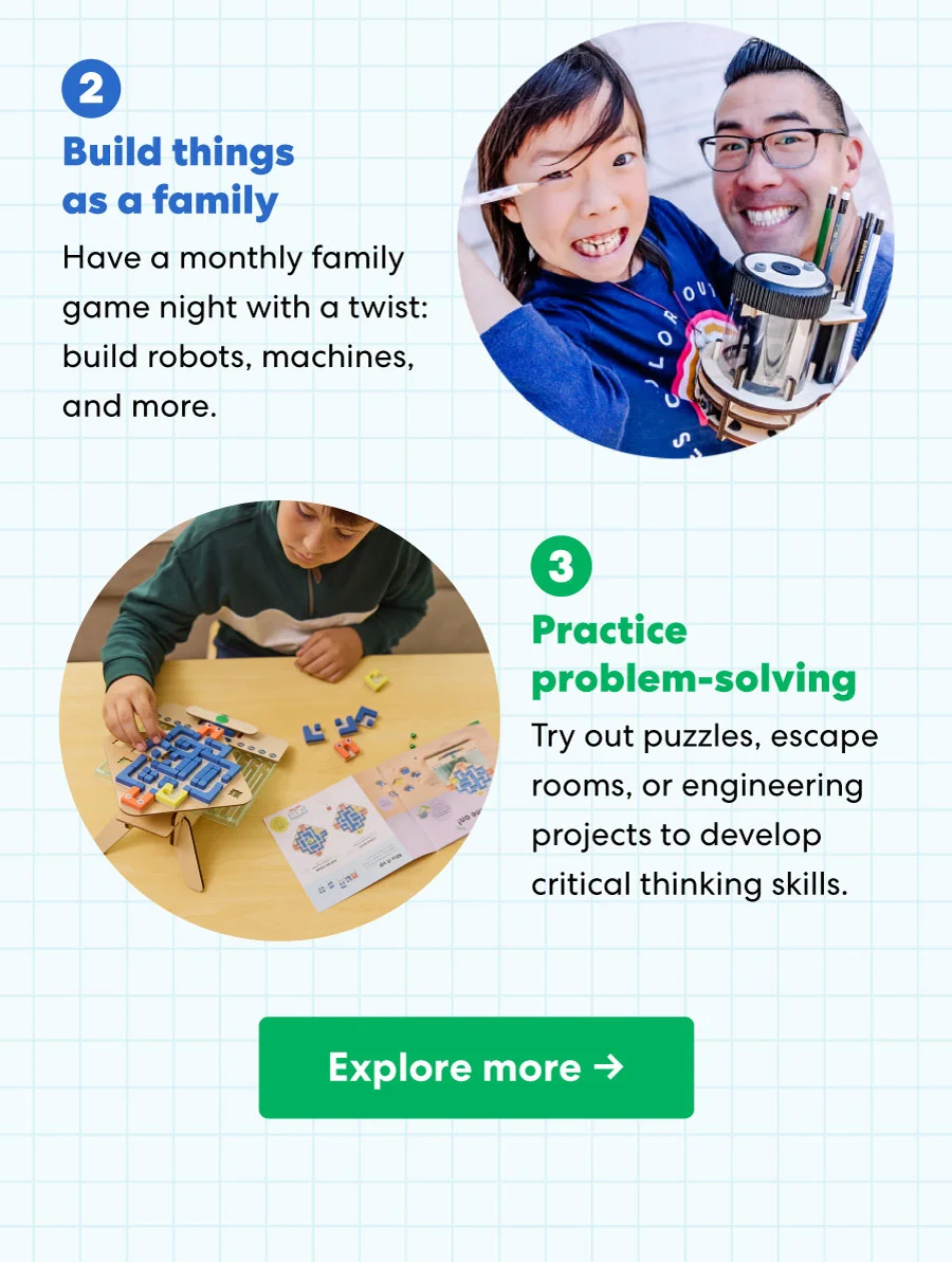Build things as a family Build things as a family