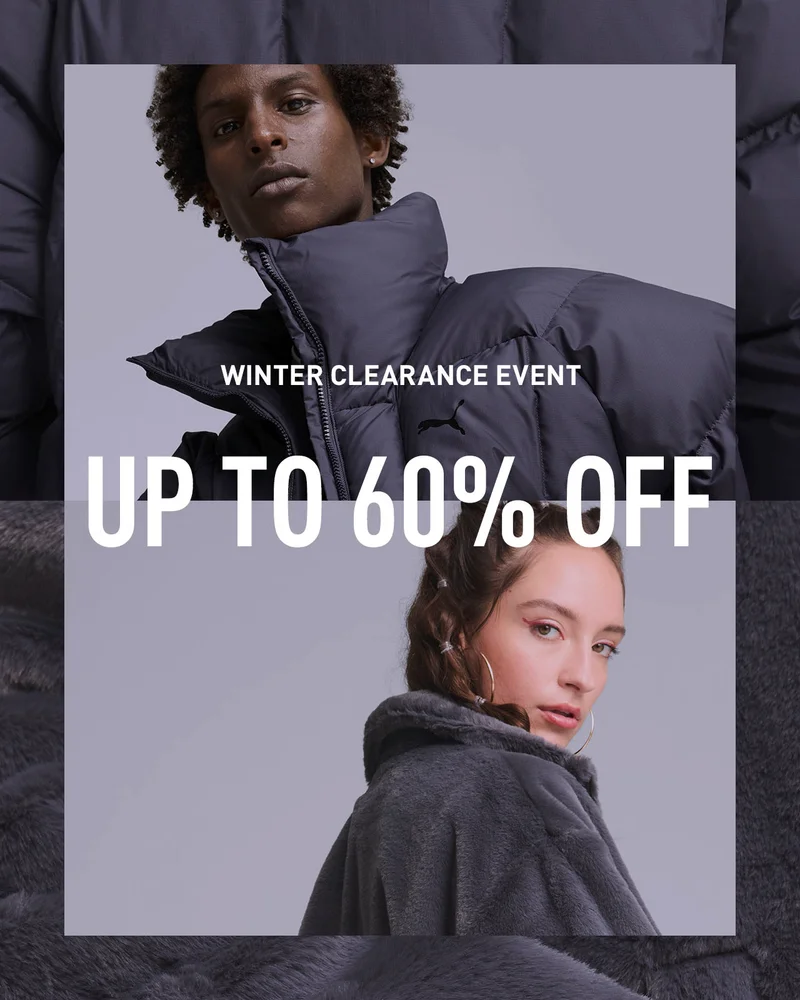 WINTER CLEARANCE EVENT UP TO 60% OFF