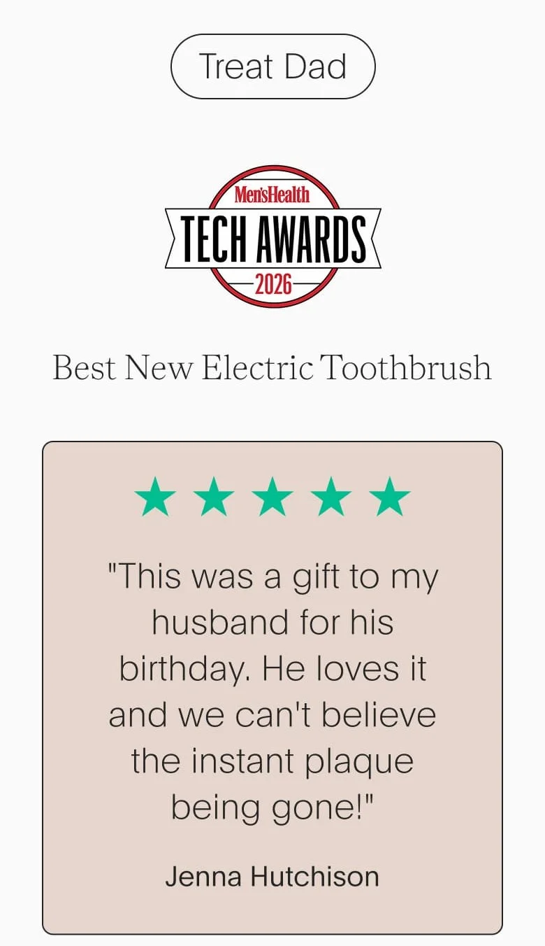 Best New Electric Toothbrush | "This was a gift to my husband for his birthday. He loves it and we can't believe the instant plaque being gone!"