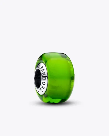 Green Mini Murano Glass Charm