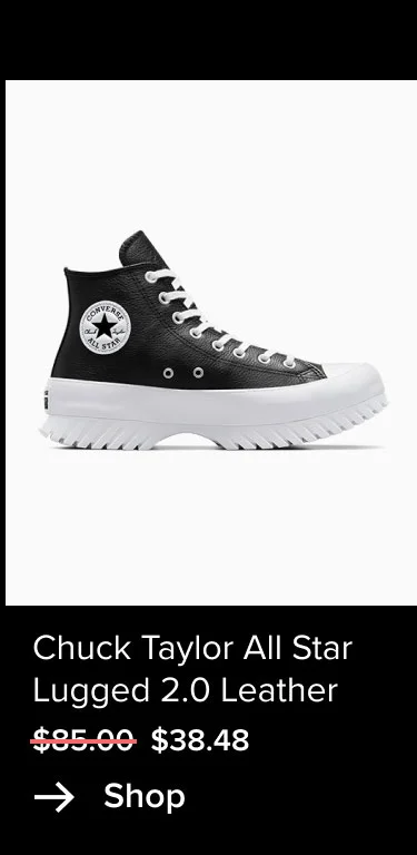 Shop: Chuck Taylor All Star Lugged 2.0 Leather