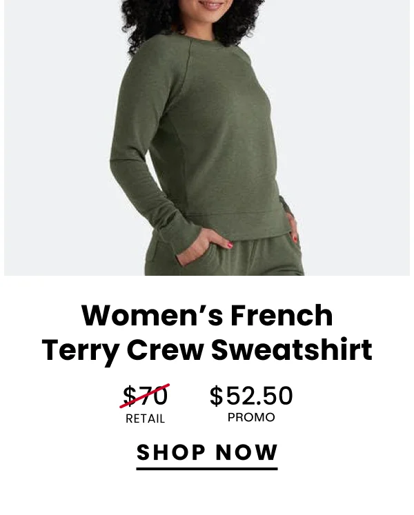 Women's French Terry Crew Sweatshirt