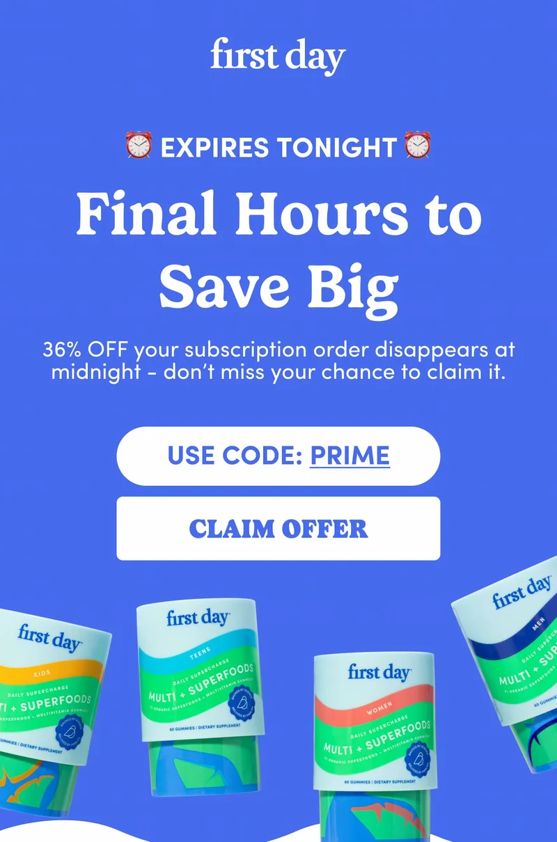 Final hours to save big!