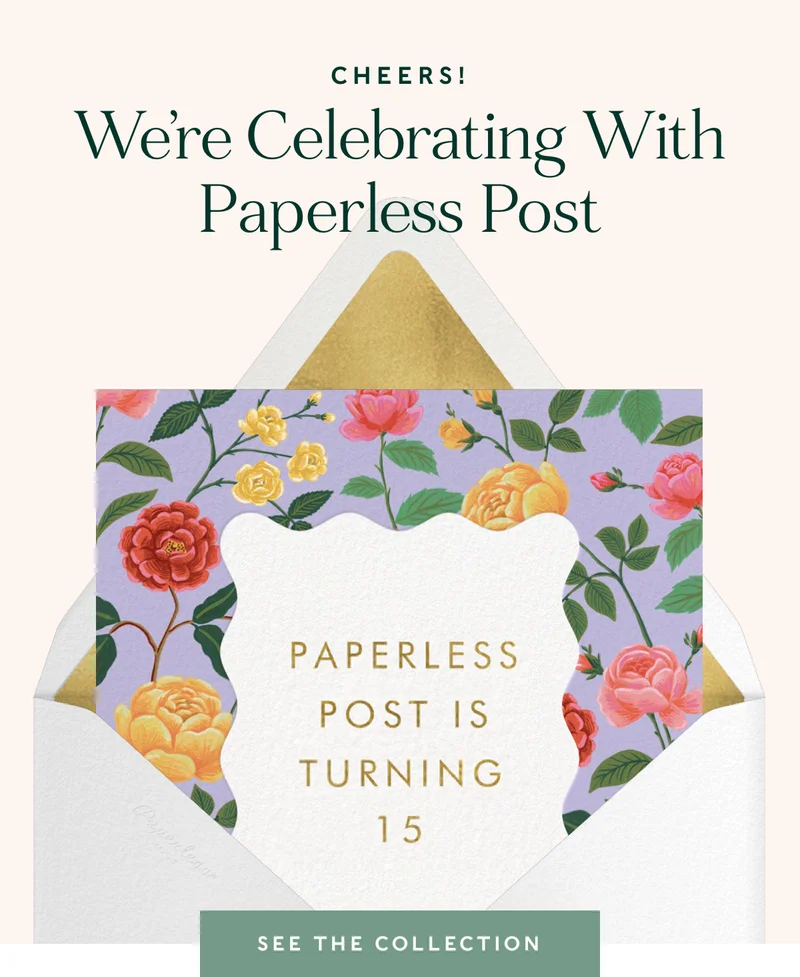 We're Celebrating With Paperless Post