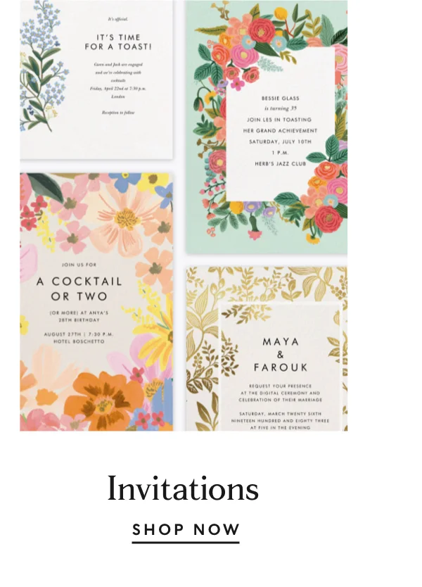 Invitations