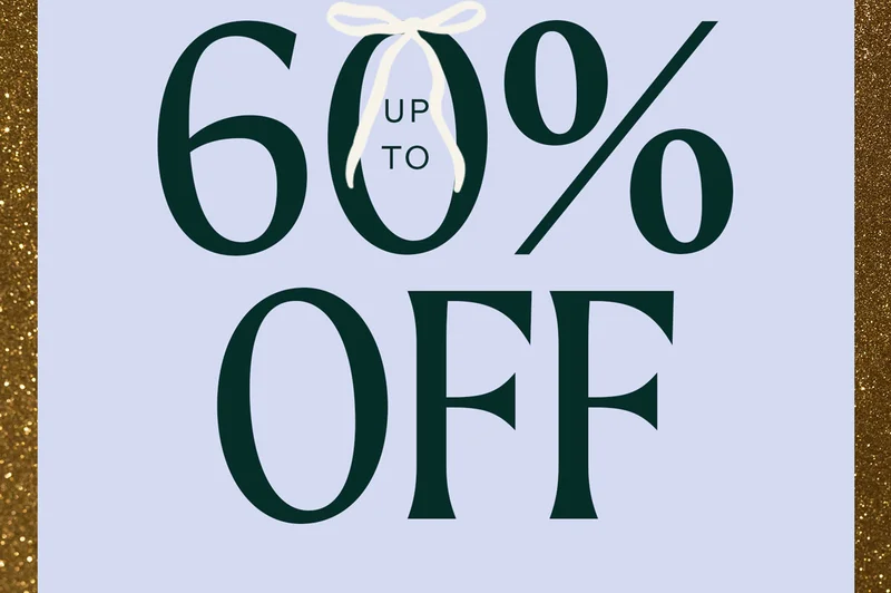 Up to 60% off