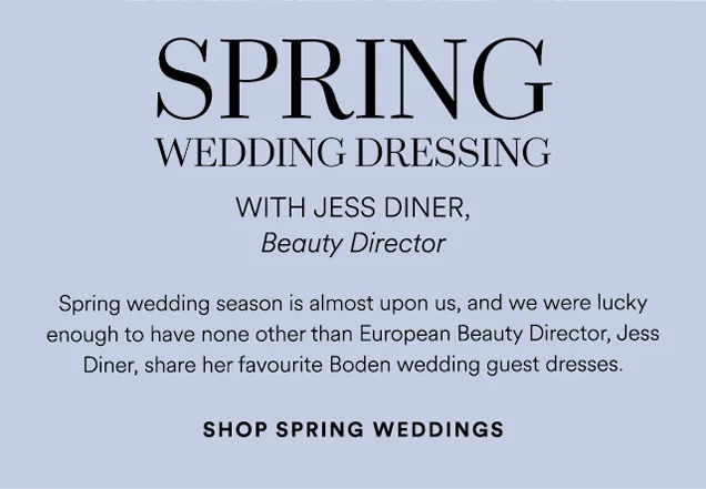 SPRING WEDDING DRESSING