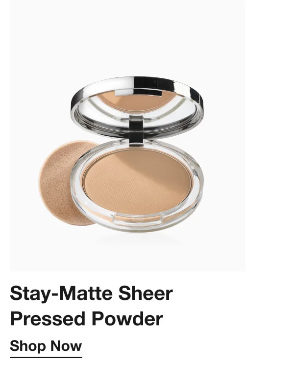 Stay-Matte Sheer Pressed Powder Shop Now