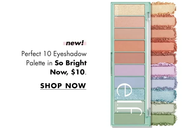 perfect 10 eyeshadow palettes