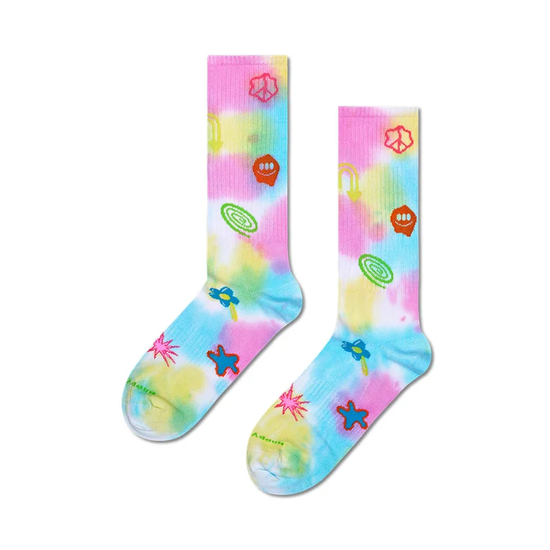 Hyper Tie-Dye Sneaker Sock