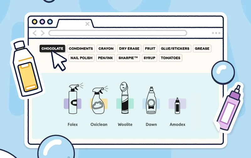A drawn illustration of what the care page looks like on our website.