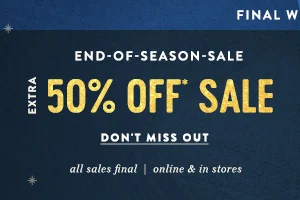 Extra 50% Off* Sale