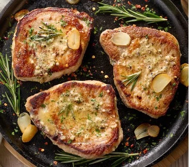 Rastelli's (20) 6-oz Premium Pork Ribeye Steaks w/ Butter