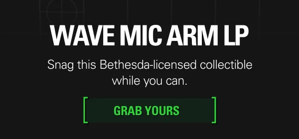 Elgato x Fallout: Wave Mic Arm LP. Snag this Bethesda-licensed collectible while you can. Grab yours now.