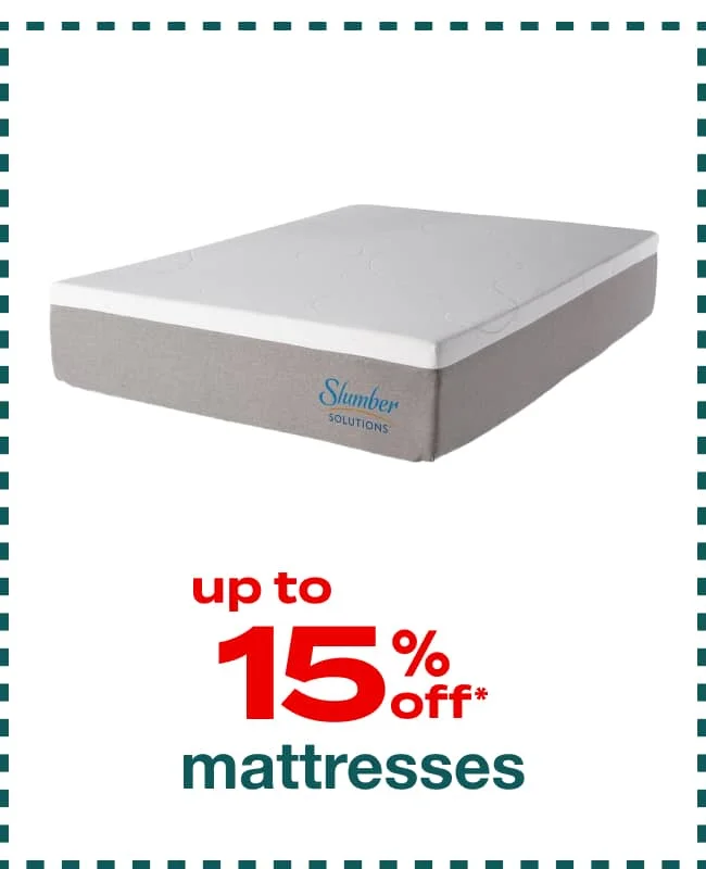 Up to 15% Off Mattresses