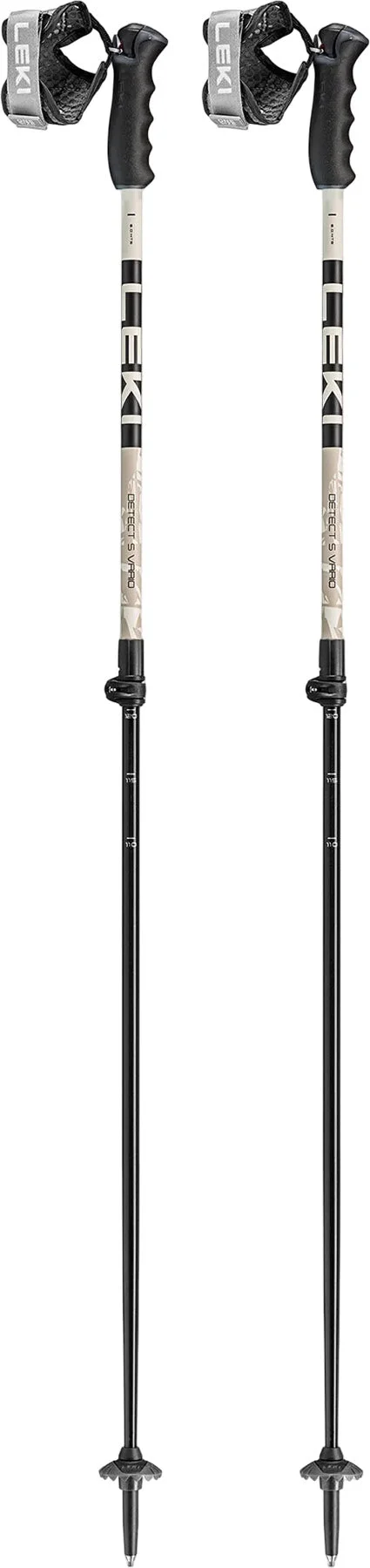 Leki, Warm Grey - Black / 110-140cm