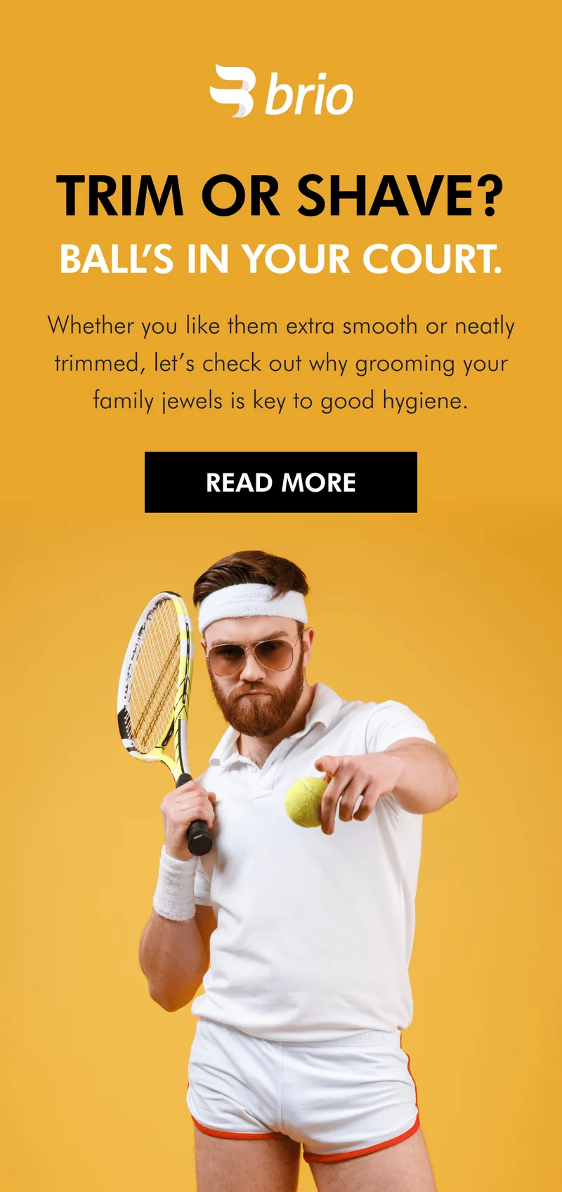 To trim or shave your balls?