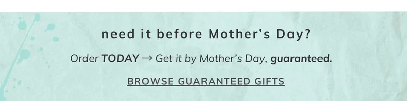 Fast Ship Gifts for Mother's Day
