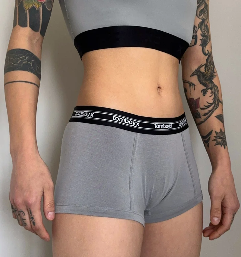 Image of Boy Shorts - TENCEL™  Modal Ultimate Gray