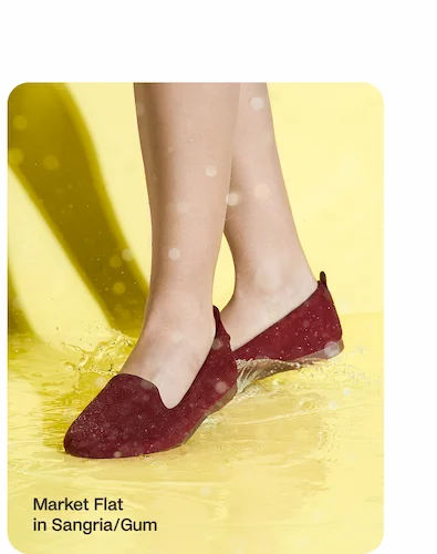 Market Flat in Sangria/Gum