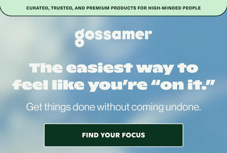 The easiest way to feel like you're