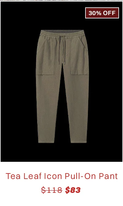 Tea Leaf Icon Pull-On Pant