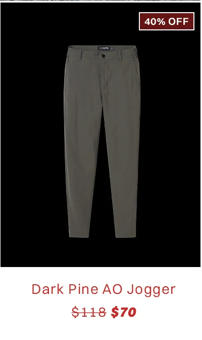 Dark Pine AO Jogger