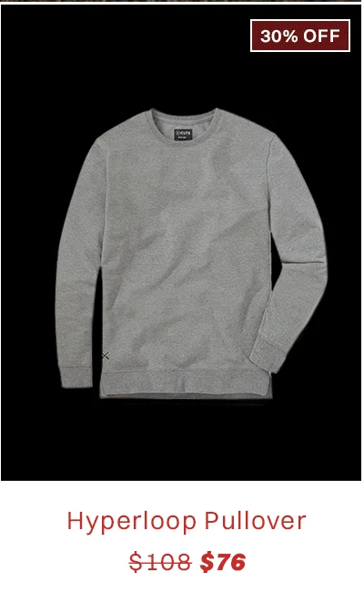 Heather Grey Hyperloop Pullover