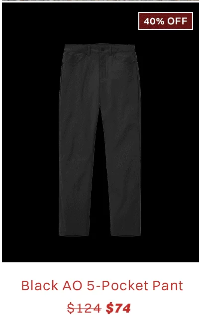 Black AO 5-Pocket Pan