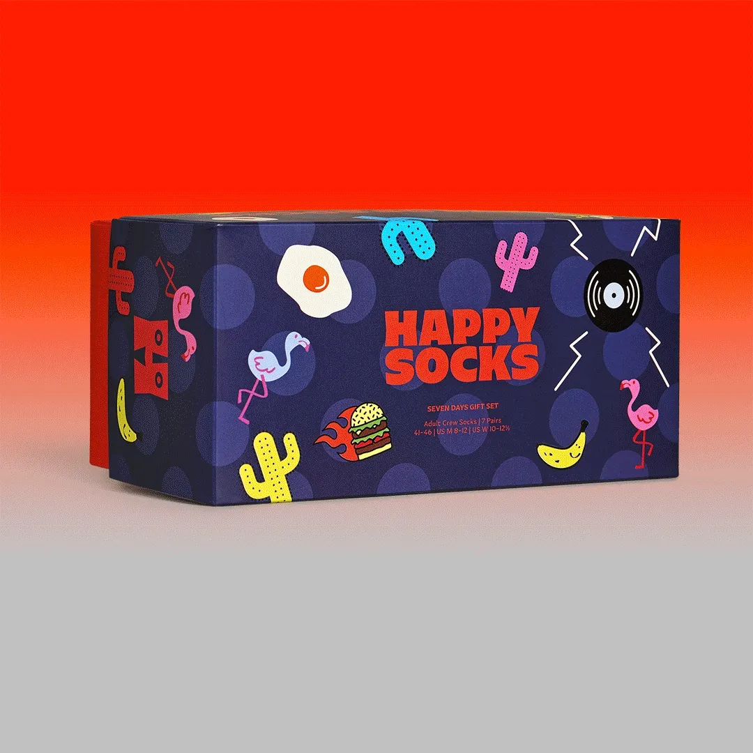 7-Pack Seven Days Socks Gift Set