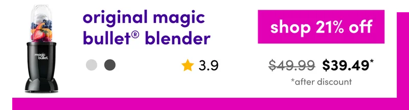 Black original magic bullet blender