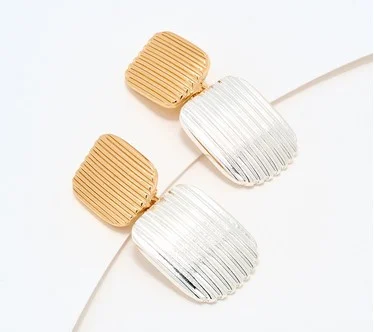 Susan Graver Classic Block Earrings