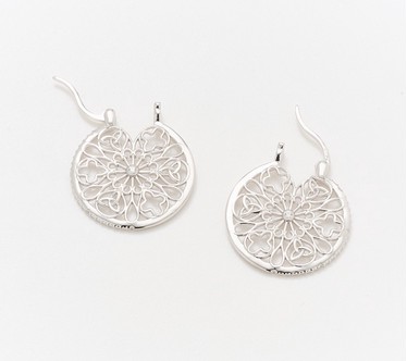 Solvar Sterling Silver Church Window Earrings