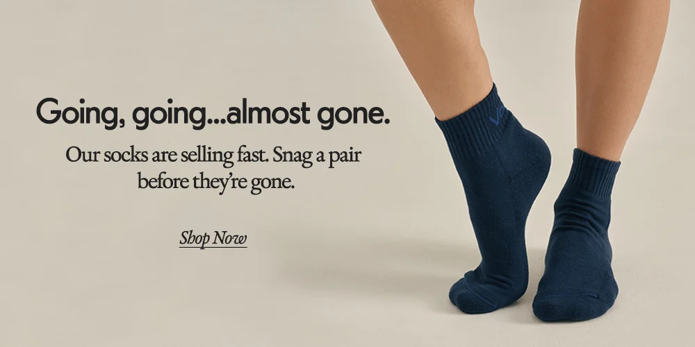 Going, going...almost gone.​ Our socks are selling fast. Snag a pair before they’re gone.​ Shop Now