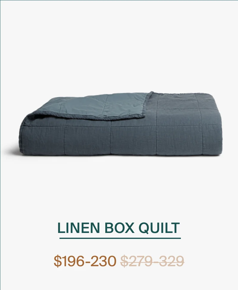 linen box quilt
