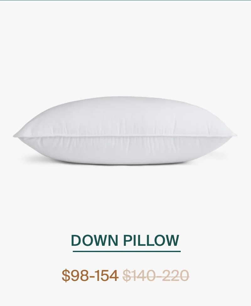 down pillow
